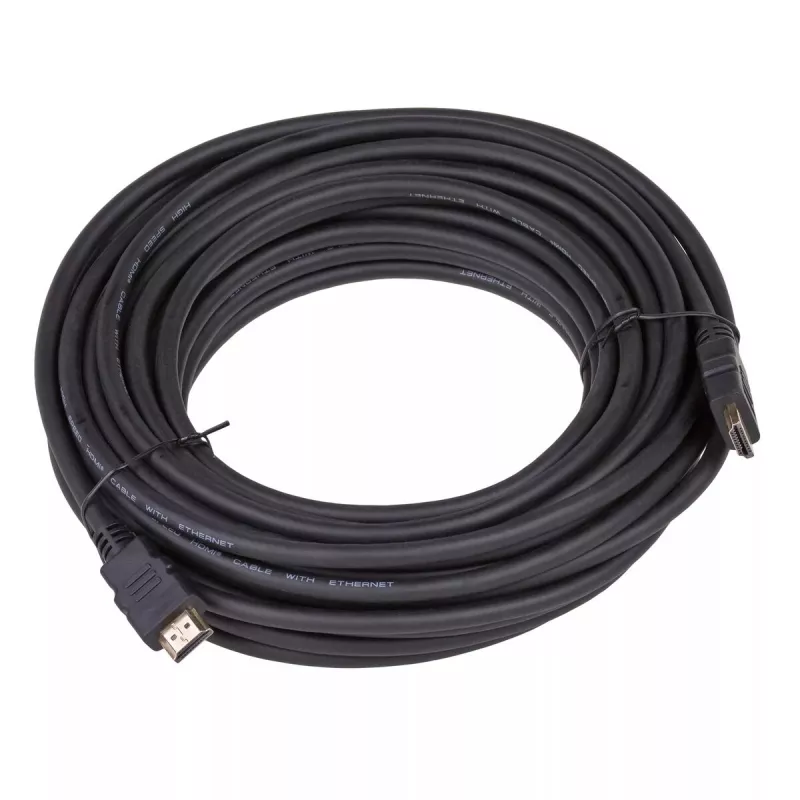 Akyga AK-HD-150A HDMI-1.4-kabel, High Speed with Ethernet, 15 m, zwart