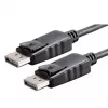Akyga AK-AV-10 DisplayPort-kabel, stekker/stekker, vergulde stekkers, 1,8 m, zwart