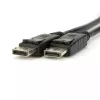 Akyga AK-AV-10 DisplayPort-kabel, stekker/stekker, vergulde stekkers, 1,8 m, zwart