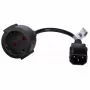 Akyga AK-PC-10A stroomadapterkabel IEC C14 naar randaarde bus (CEE 7/3), 10 A, 0,15 m, zwart