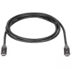 Akyga AK-USB-34 USB-C-naar-USB-C-Thunderbolt-3-kabel, 40 Gbit/s, 100 W, 1,5 m, zwart