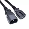Akyga AK-UP-06 server netkabel IEC C14 naar C15, 1,8 m, zwart
