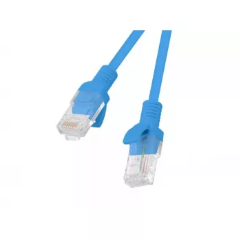 Netwerkkabel Lanberg PCU5-10CC-0300-B U/UTP Cat5e 3m blauw