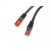 Netwerkkabel Lanberg PCF6-10CU-0025-BK RJ-45 Cat6 0,25 m zwart