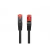 Netwerkkabel Lanberg PCF6-10CU-0025-BK RJ-45 Cat6 0,25 m zwart