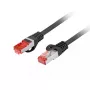 Netwerkkabel Lanberg PCF6-10CU-0025-BK RJ-45 Cat6 0,25 m zwart
