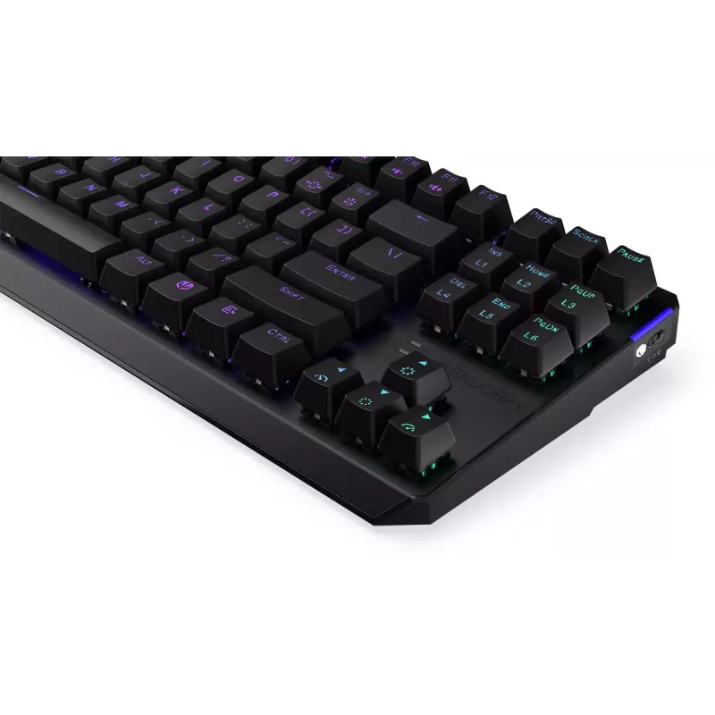 Toetsenbord ENDORFY Thock TKL Wireless zwart mechanisch RGB LED 87 toetsen