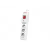 Stekkerdoos ARMAC M3 met 3 stopcontacten en 1,5 m kabel, grijs