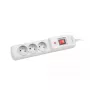 Stekkerdoos ARMAC M3 met 3 stopcontacten en 1,5 m kabel, grijs
