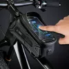 Fietshouder Tech-Protect V2 L zwart voor telefoons — stuur telefoonhouder, verstelbare maat