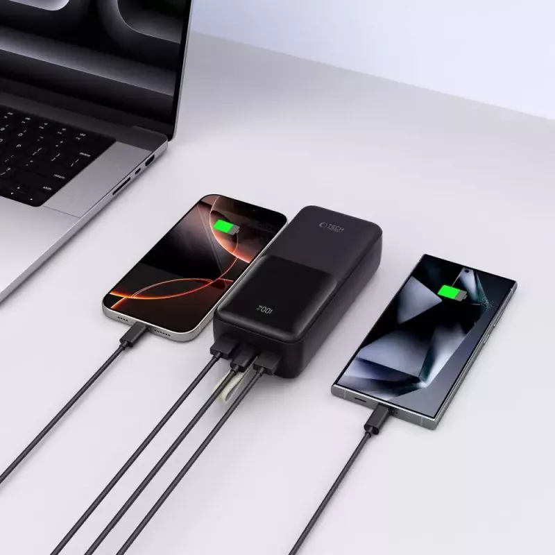 Draagbare powerbank TECH-PROTECT PB03 30000mAh