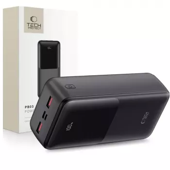 Draagbare powerbank TECH-PROTECT PB03 30000mAh