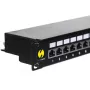Patchpanel NETRACK 104-03 19 inch 24-poorts voor RJ45-netwerkbekabeling