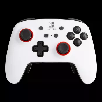 Gamepad PowerA FUSION Pro draadloze controller voor Nintendo Switch — wit/zwart, Bluetooth & USB-C, 900 mAh