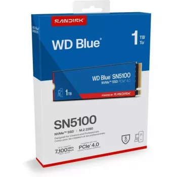 Solid State Drive SANDISK WD Blue SN5100 NVMe 1 TB – interne PCIe-SSD, 1 TB capaciteit