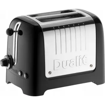 Toaster Dualit DU-26225 2-sleufs zwart – compacte 2-boterhammen toaster
