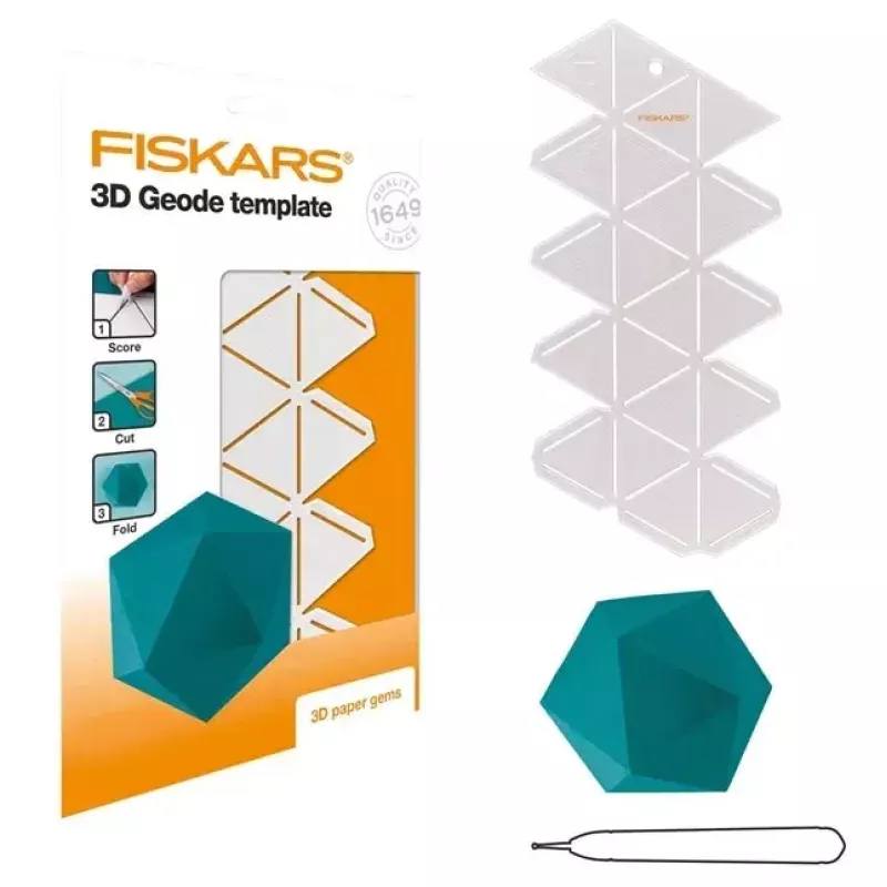 Silhouetsjabloon Fiskars 1059566 wit kunststof voor volwassenen en kinderen