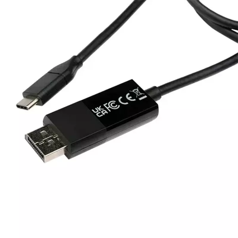 Kabel-adapter USB Type-C 3.2 Gen 1 DisplayPort zwart V7 V7UCDP-2M