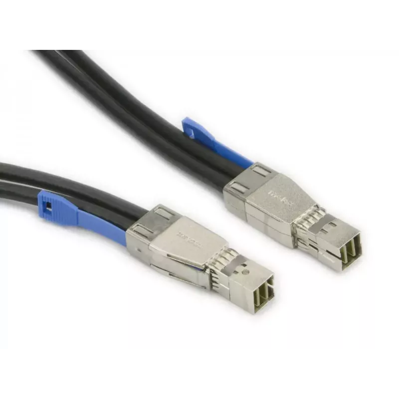 Externe MiniSAS-HD-kabel Supermicro CBL-SAST-0573, 1 m, MiniSAS–MiniSAS, zwart