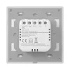 Wandgemonteerde slimme Sonoff WiFi-touchschakelaar TX T5 2C, 2-kanaals, touchpanelen voor twee stroomkringen