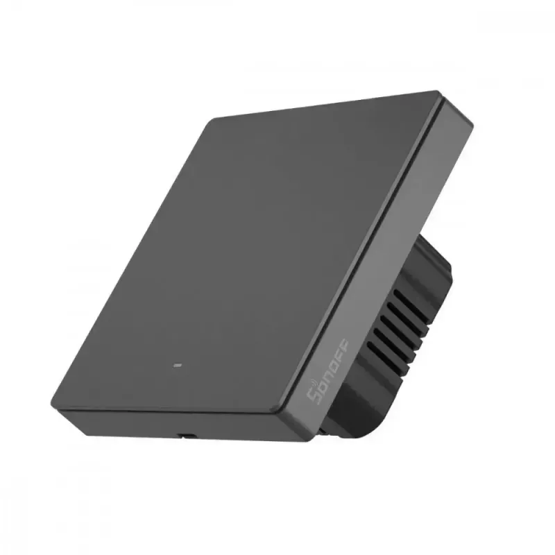 Slimme schakelaar Sonoff M5-1C-86 zwart bedraad polycarbonaat 10A 2200W