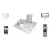 Videodeurintercom Hikvision DS-KD8003-IME1(B)/NS 2 MP zwart roestvrij staal