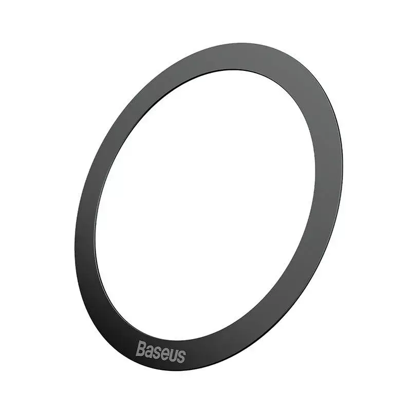 Magnetische ring Baseus Halo MagSafe zwart — 2 stuks magnetische telefoonringhouders