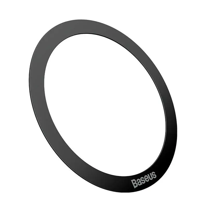 Magnetische ring Baseus Halo MagSafe zwart — 2 stuks magnetische telefoonringhouders
