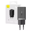 Baseus wandlader GaN5 40 W, 2x USB-C (zwart)