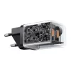 Baseus wandlader GaN5 40 W, 2x USB-C (zwart)