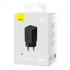 Baseus wandlader GaN5 40 W, 2x USB-C (zwart)