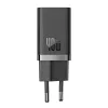 Baseus wandlader GaN5 40 W, 2x USB-C (zwart)