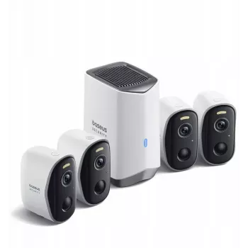 Outdoor bewakingscamera-kit Baseus Security N1 Plus 2K — 4 camera's