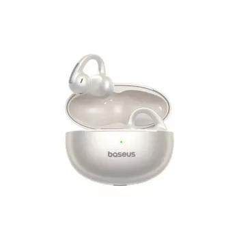 TWS open-ear oordopjes Baseus BOWIE MC1 – wit, open-ear design, draadloos