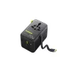 Oplader Baseus EnerCore CG11 — indoor AC-snellader, 2x USB‑C, 1 m kabel, zwart