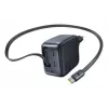 Oplader Baseus EnerCore CJ11 snellader 3C 67W — 3× USB-C, AC-ingang, zwart