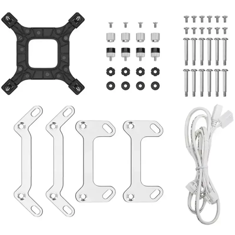 CPU-vloeistofkoeler DeepCool LD360 wit met 360-mm-radiator