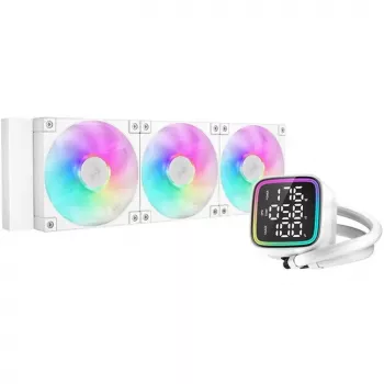 CPU-vloeistofkoeler DeepCool LD360 wit met 360-mm-radiator