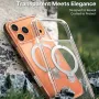 Telefoonhoes Torras Ostand Spin Series voor iPhone 17 Pro Max transparant – transparante beschermhoes