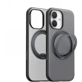 Beschermhoes Torras Fitness Series voor iPhone 17 — zwart, slank stootvast ontwerp