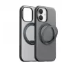 Beschermhoes Torras Fitness Series voor iPhone 17 — zwart, slank stootvast ontwerp