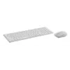 Toetsenbord-muisset RAPOO 9310M — draadloos full-size toetsenbord (RF + Bluetooth), wit, inclusief muis