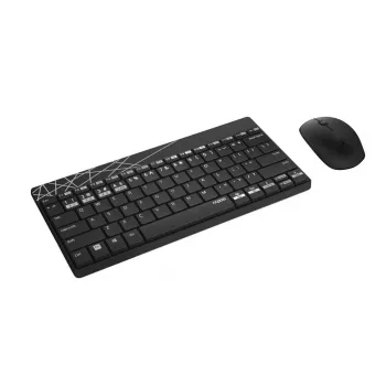 Toetsenbord-muisset Rapoo 8000M universeel Bluetooth QWERTZ Duits zwart