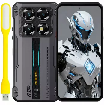 Smartphone OukiTel WP60 5G 7,2 inch 12/512 GB 10000 mAh zwart