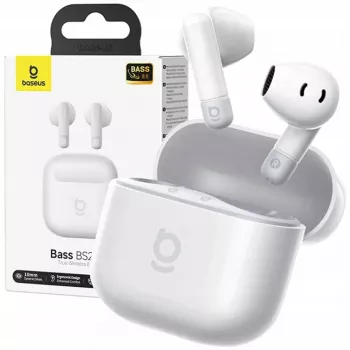 In-ear hoofdtelefoon draadloos Baseus Bass BS2 Lite TWS — wit