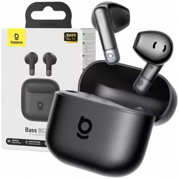 Draadloze in-ear hoofdtelefoon Baseus Bass BS2 Lite TWS — zwart