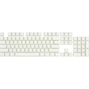 Keycap-set REDRAGON A130 PBT Doubleshot White — vervangende keycaps, PBT-materiaal, Doubleshot-opdruk