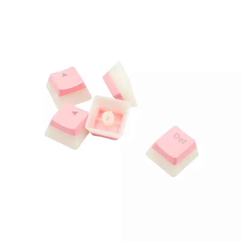 Mechanische keycap-set REDRAGON A130 PBT Doubleshot — roze keycaps, PBT-Doubleshot-constructie