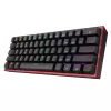 Toetsenbord REDRAGON FIZZ PRO K616-RGB B gaming USB RF wireless Bluetooth QWERTY zwart rood
