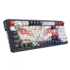 Mechanisch toetsenbord REDRAGON K686AK-RGB-PRO — RF Wireless + USB, Navy White, 1,5 m kabel